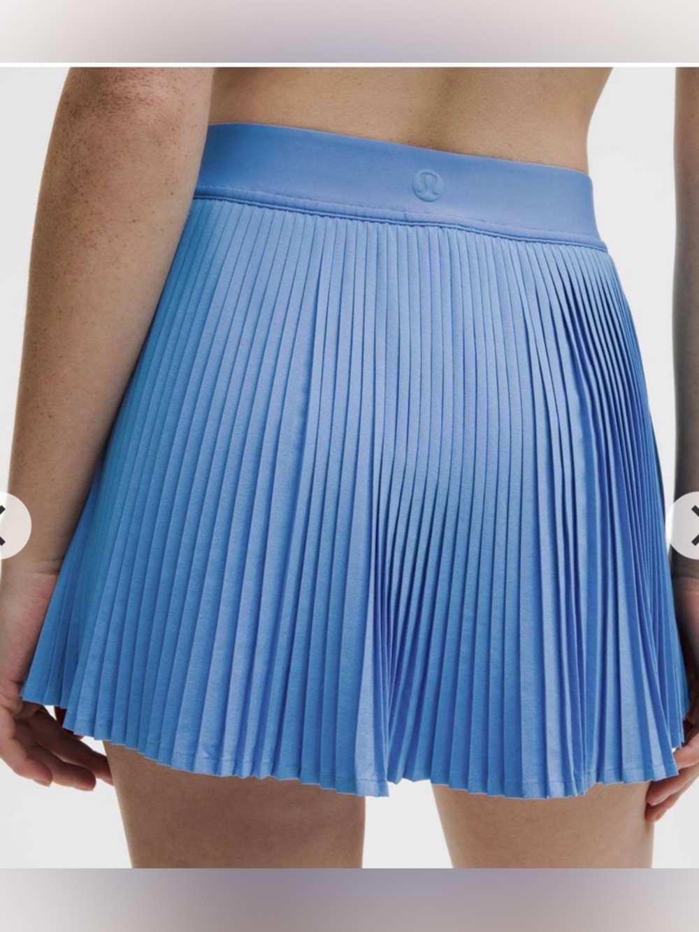 Lululemon varsity HR pleated tennis skirt in blue women’s size 4